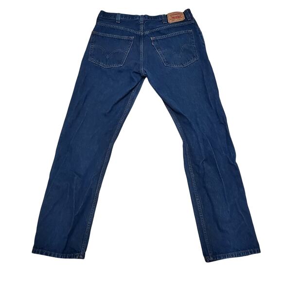 Levi’s 505 Jeans Men’s Regular Fit Straight Leg 38x34 100% Cotton - Picture 8 of 9